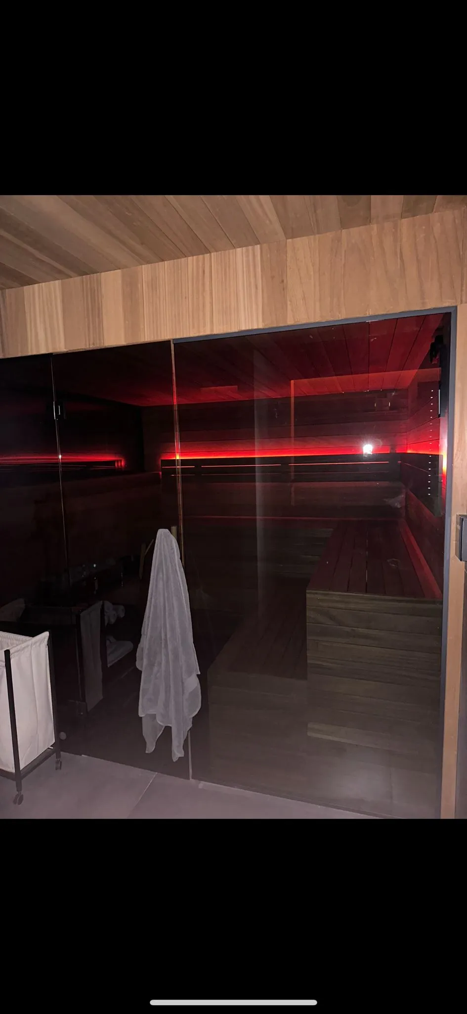 Sauna przed remontem